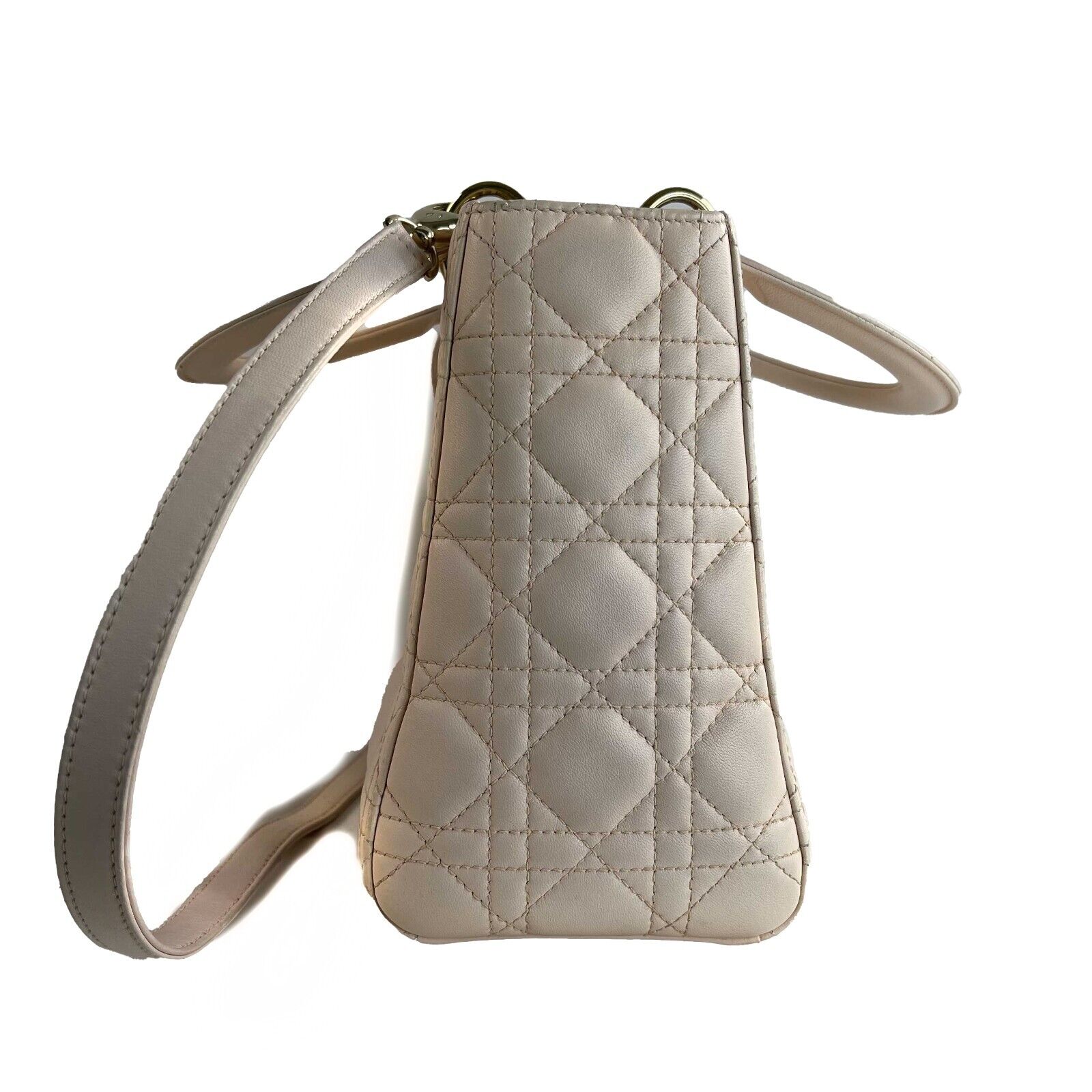 CHRISTIAN DIOR Medium Lady Dior Rose Poudre
