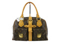Louis Vuitton Brown Canvas Manhattan handbag bag