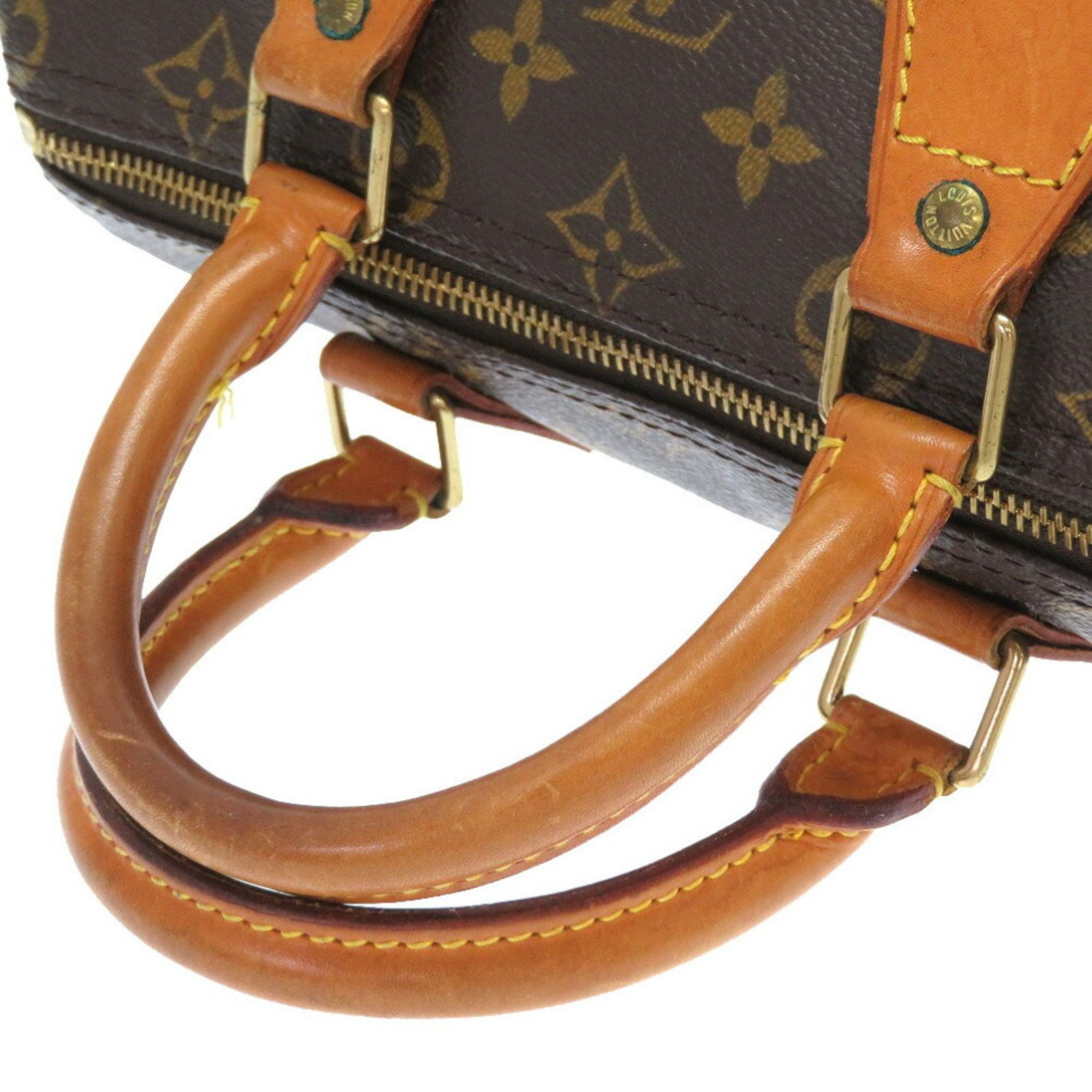 Louis Vuitton Brown Canvas Speedy 25 handbag bag