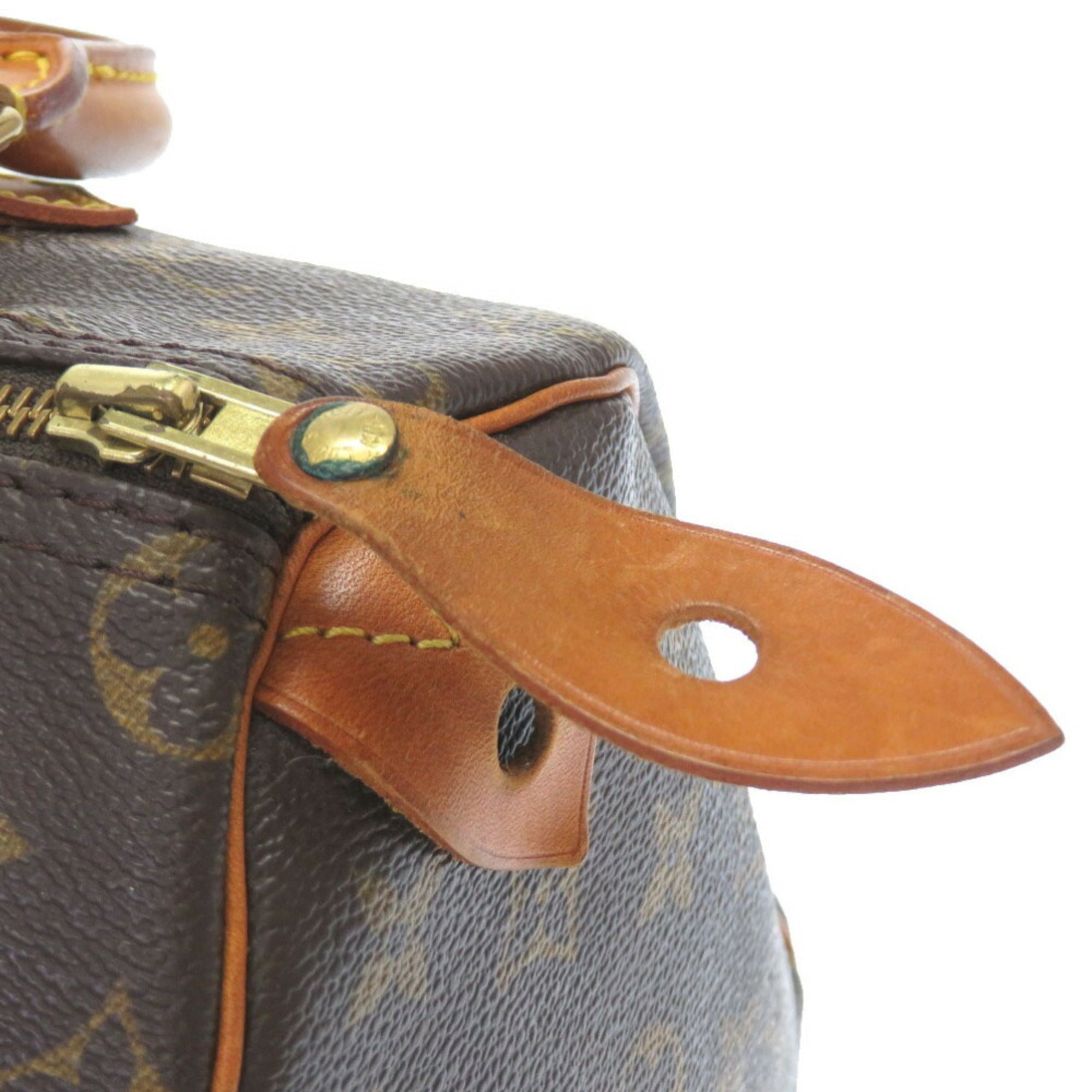Louis Vuitton Brown Canvas Speedy 25 handbag bag