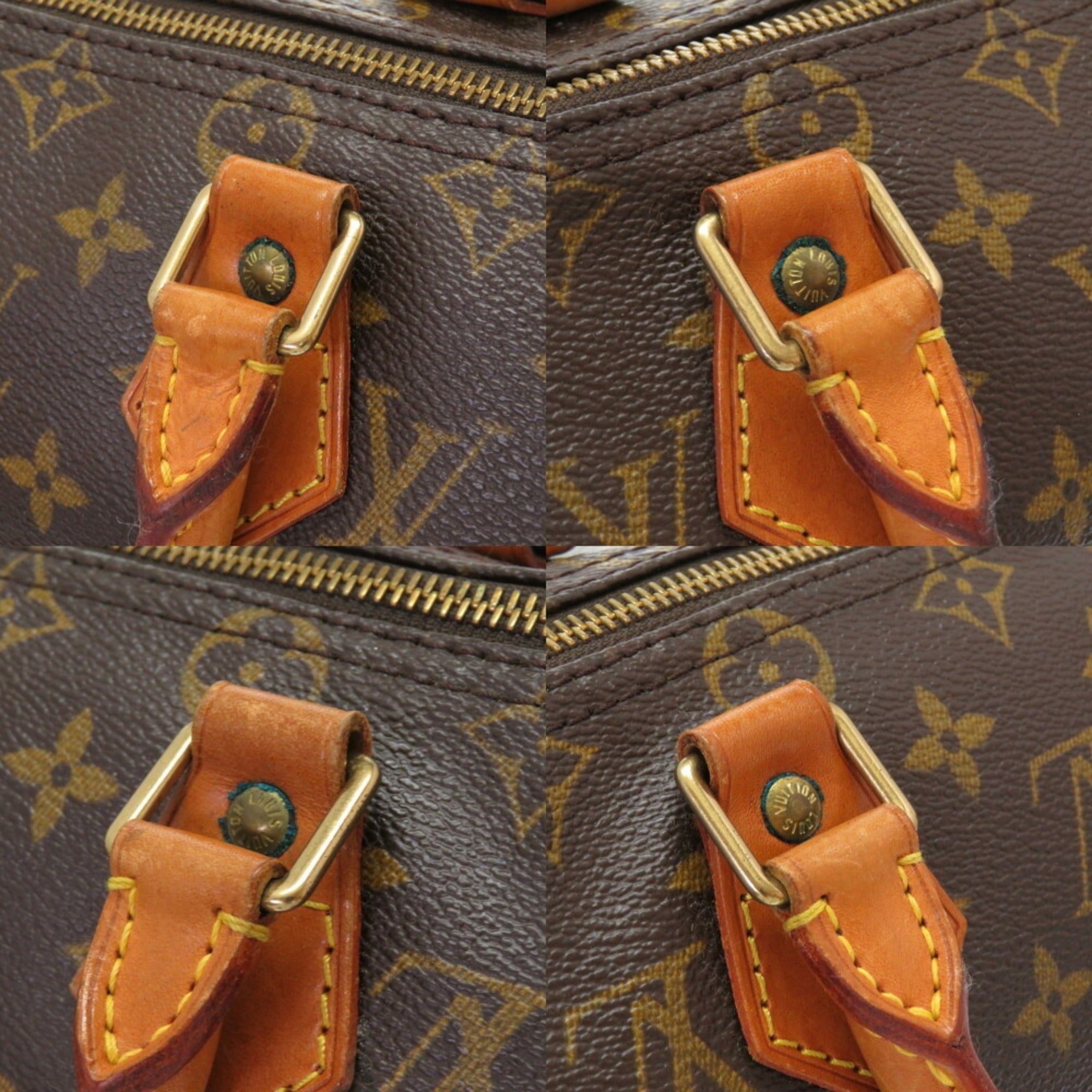 Louis Vuitton Brown Canvas Speedy 25 handbag bag