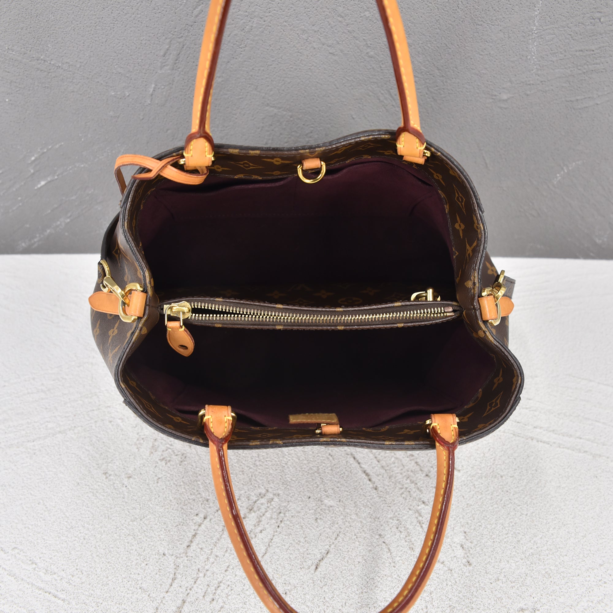 Louis Vuitton Brown Canvas Montaigne handbag bag