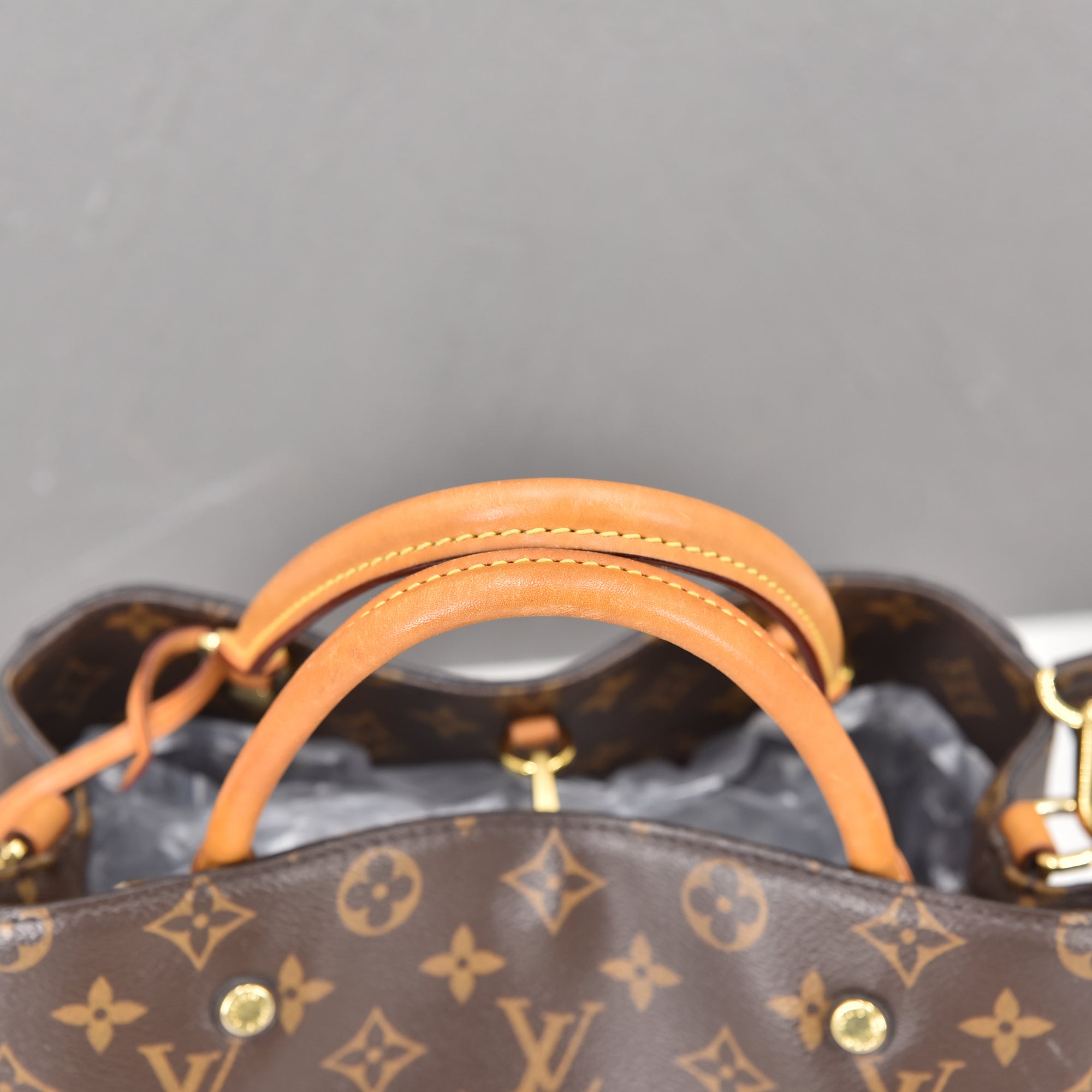 Louis Vuitton Brown Canvas Montaigne handbag bag