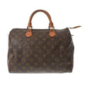 Louis Vuitton Brown Canvas Speedy 30 handbag bag