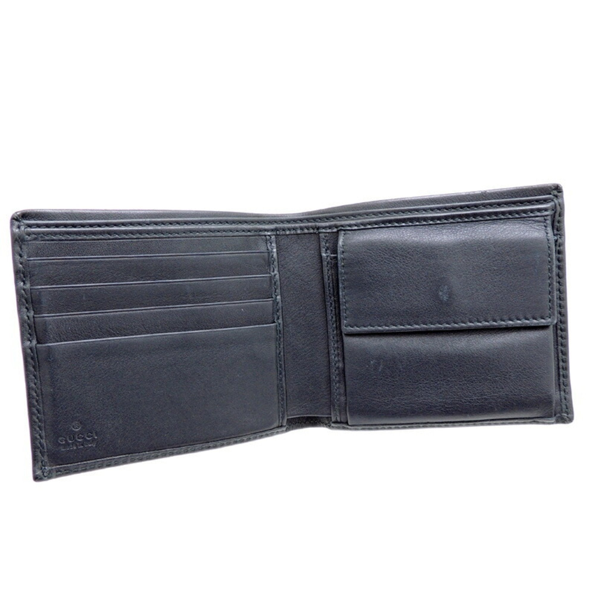 Gucci Black Leather  wallet accessories
