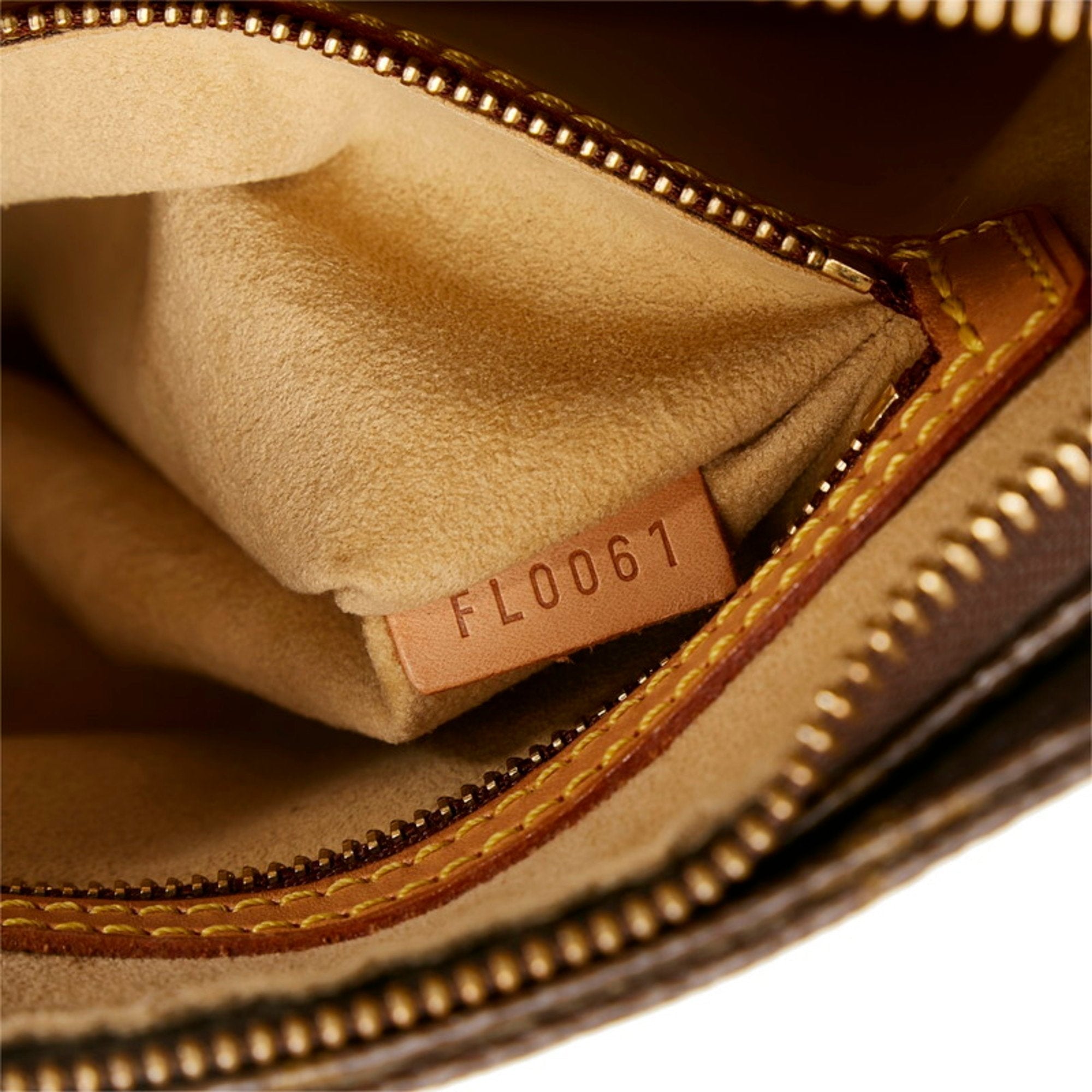 Louis Vuitton Brown Canvas Looping handbag bag
