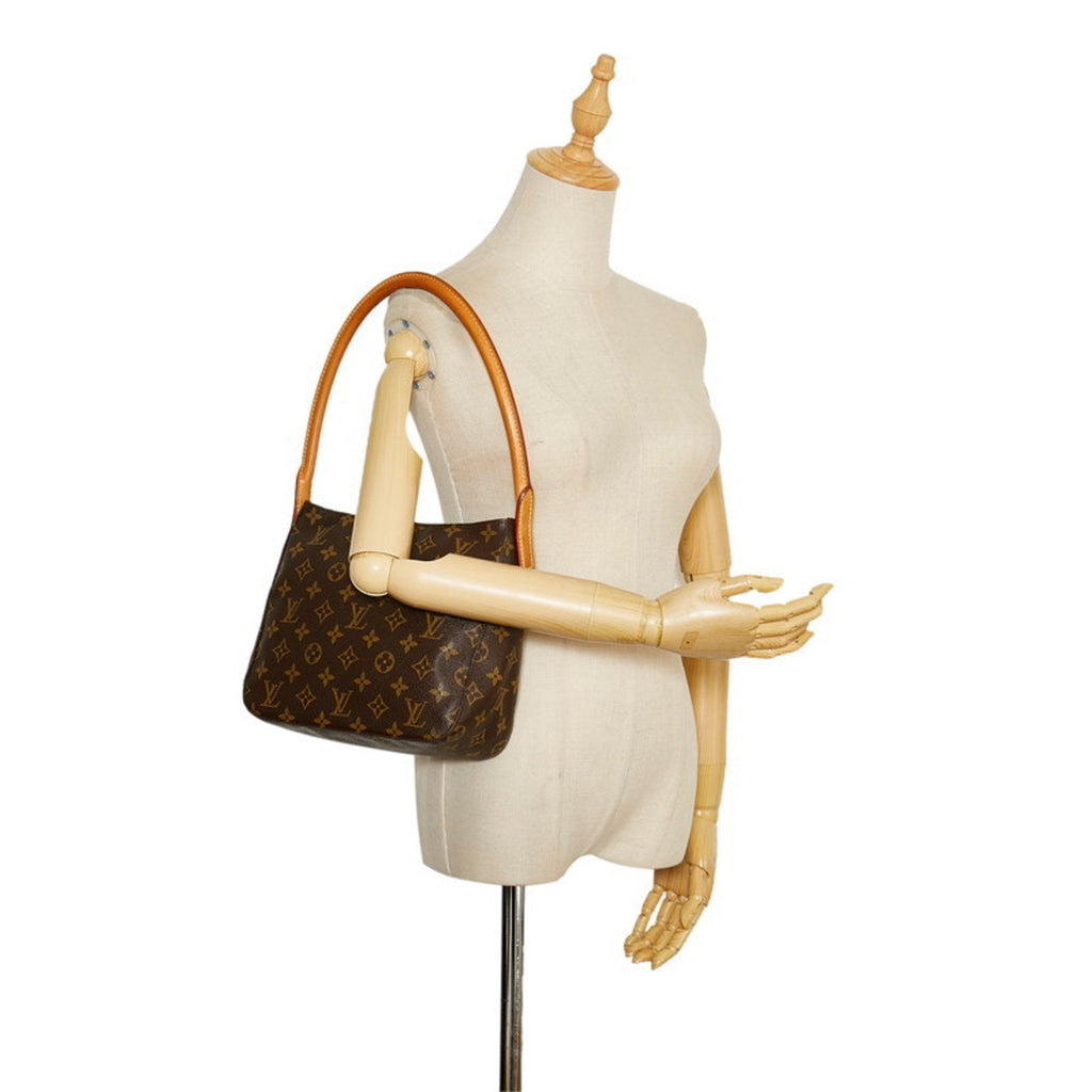 Louis Vuitton Brown Canvas Looping handbag bag
