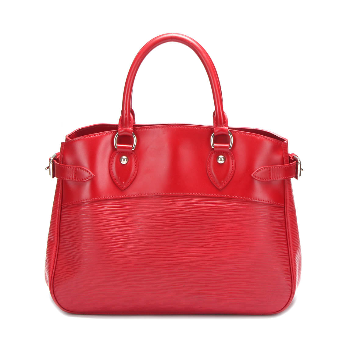 Louis Vuitton Red Leather Passy handbag bag