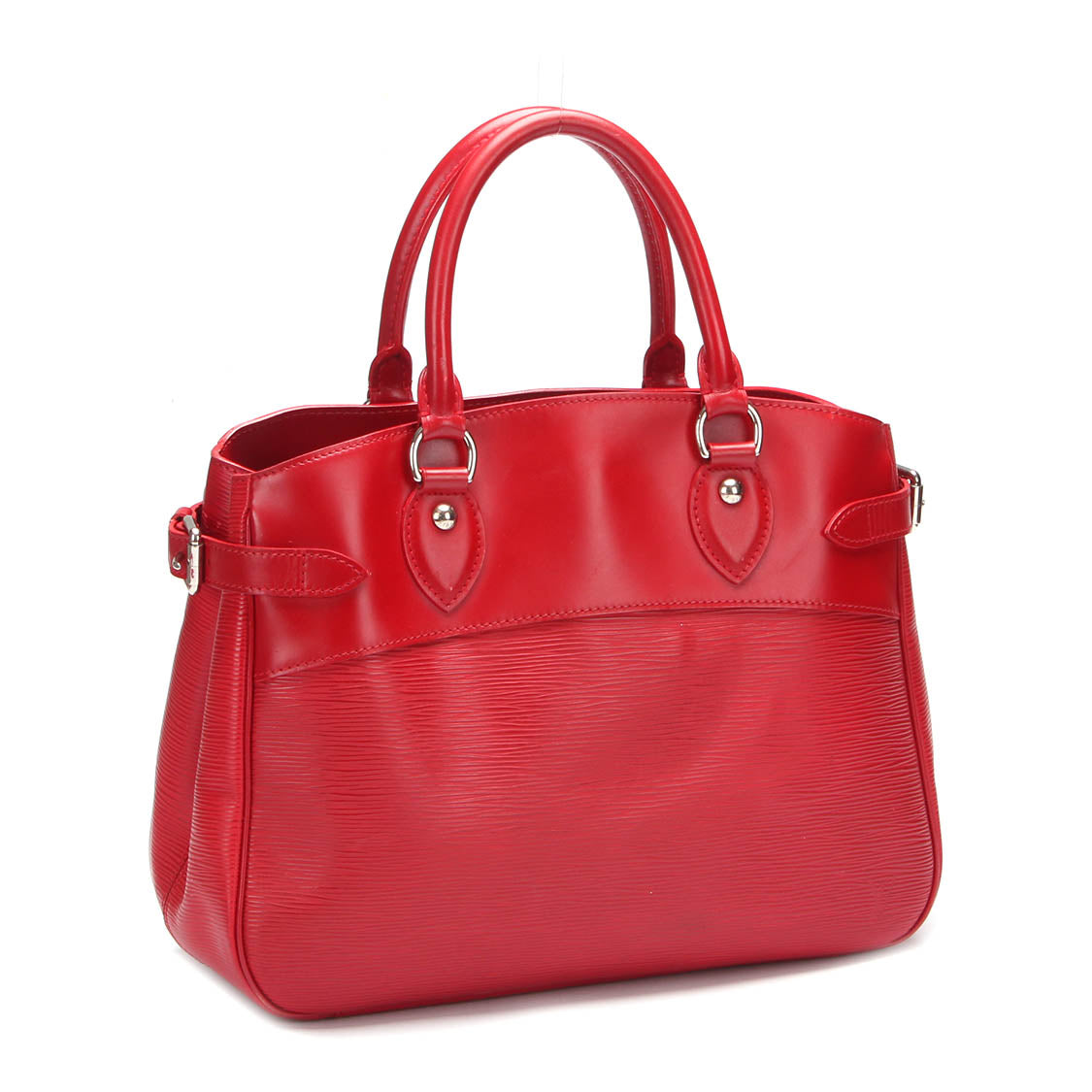 Louis Vuitton Red Leather Passy handbag bag