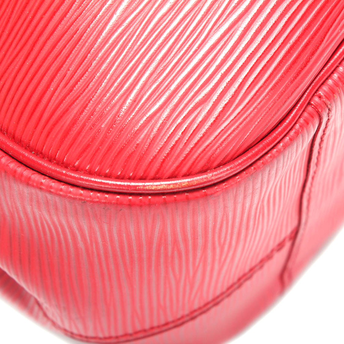 Louis Vuitton Red Leather Passy handbag bag
