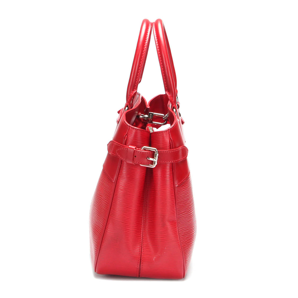 Louis Vuitton Red Leather Passy handbag bag