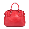 Louis Vuitton Red Leather Passy handbag bag