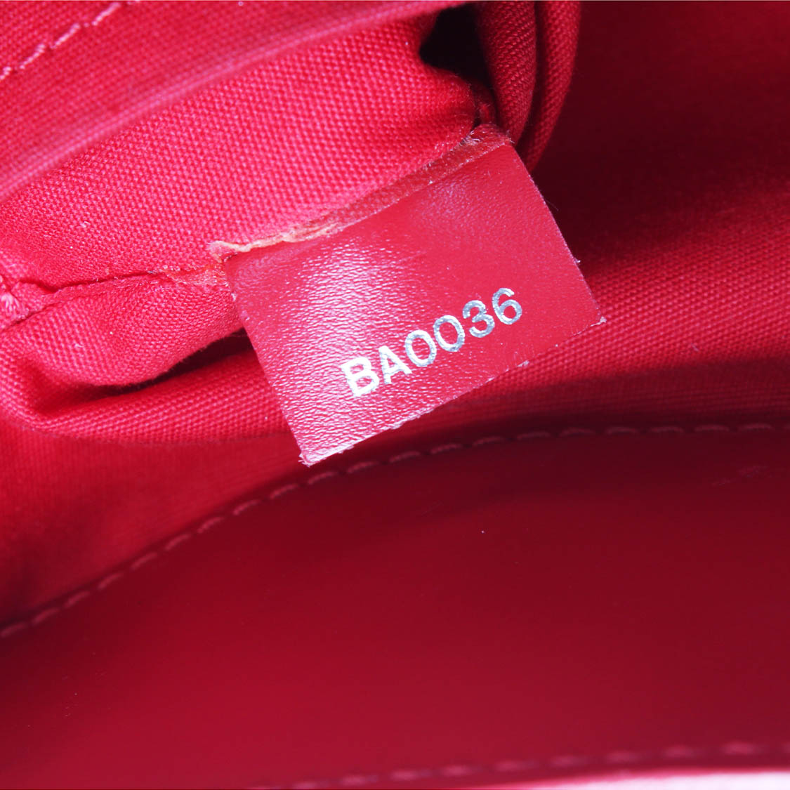 Louis Vuitton Red Leather Passy handbag bag