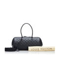 LOUIS VUITTON Louis Vuitton Monogram Amplant M40737 Handbag Leather Noir Black