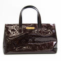 Louis Vuitton Bordeaux Patent leather Wilshire handbag bag