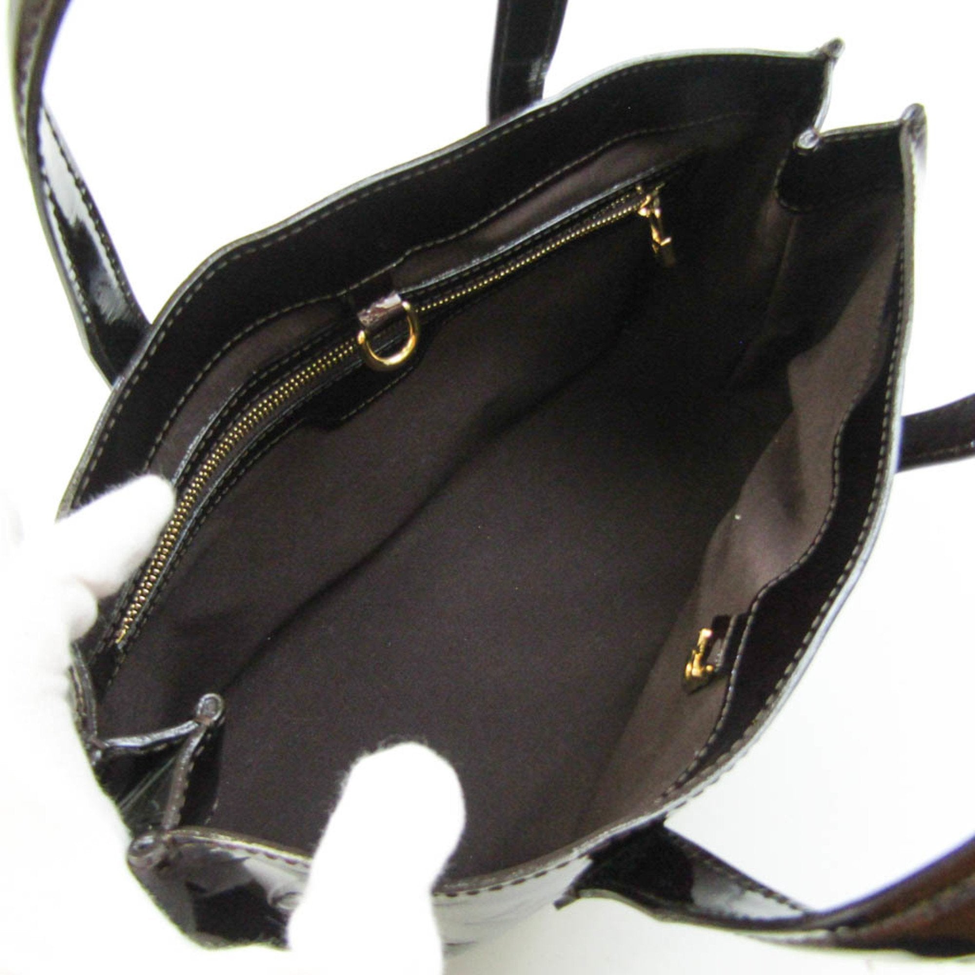 Louis Vuitton Bordeaux Patent leather Wilshire handbag bag