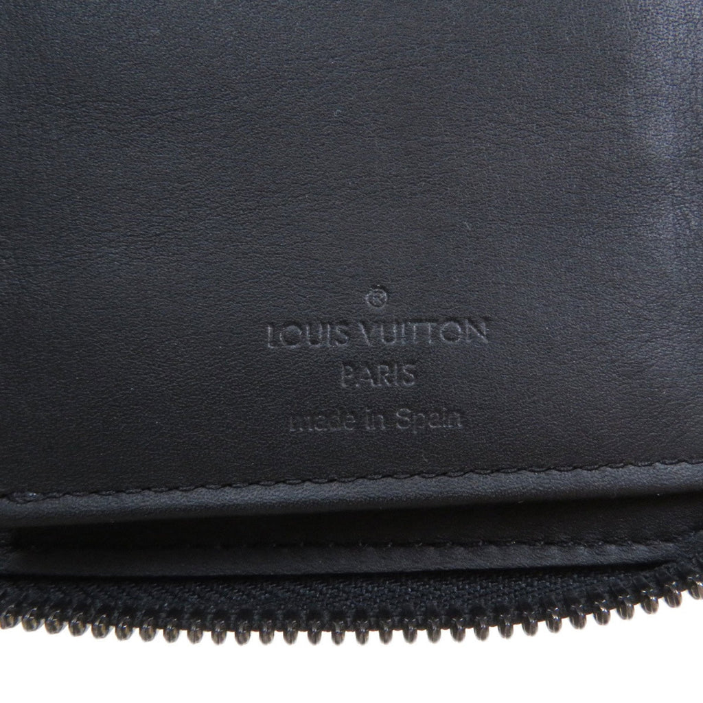Louis Vuitton Black Leather Zippy Wallet Vertical wallet accessories