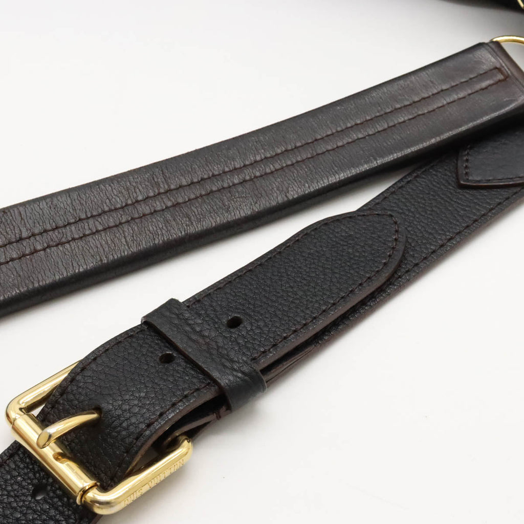 LOUIS VUITTON Louis Vuitton Machina Selene PM Handbag 2WAY Black Black Black Gold  M94035