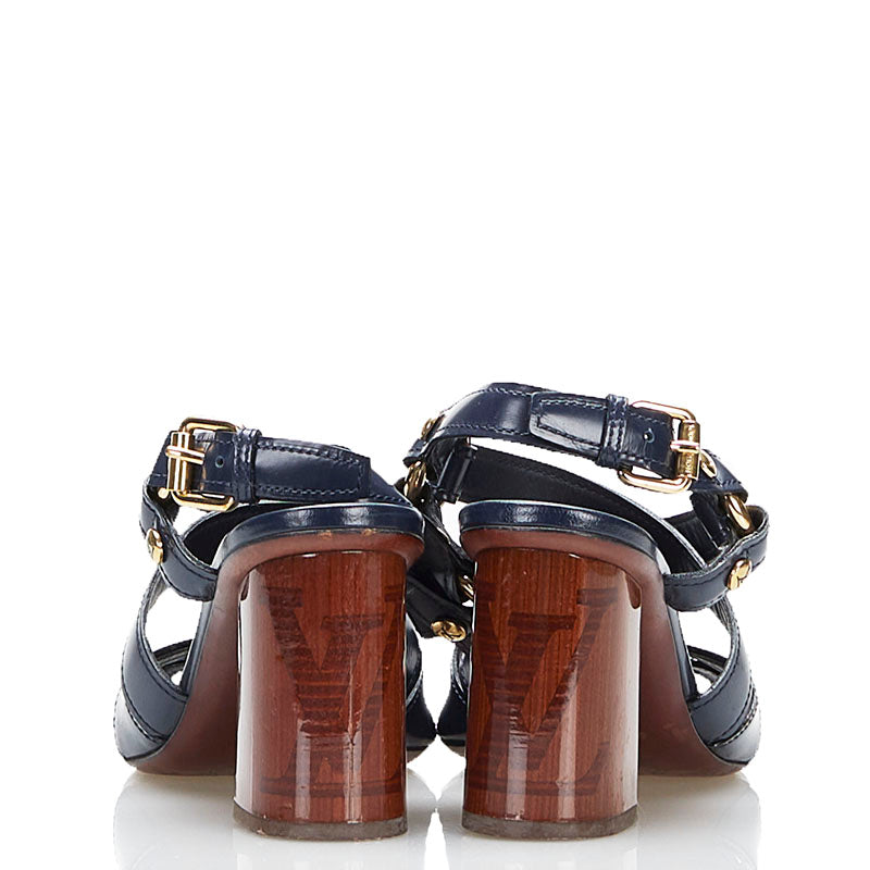Louis Vuitton, Louis Vuitton, Sandals, Navi Brown,
