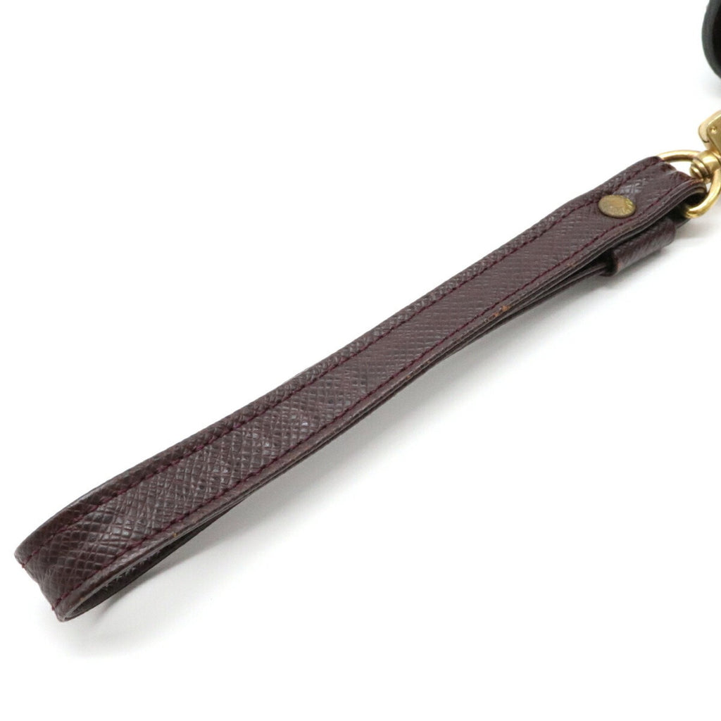 Louis Vuitton Bordeaux Leather Baikal clutch bag