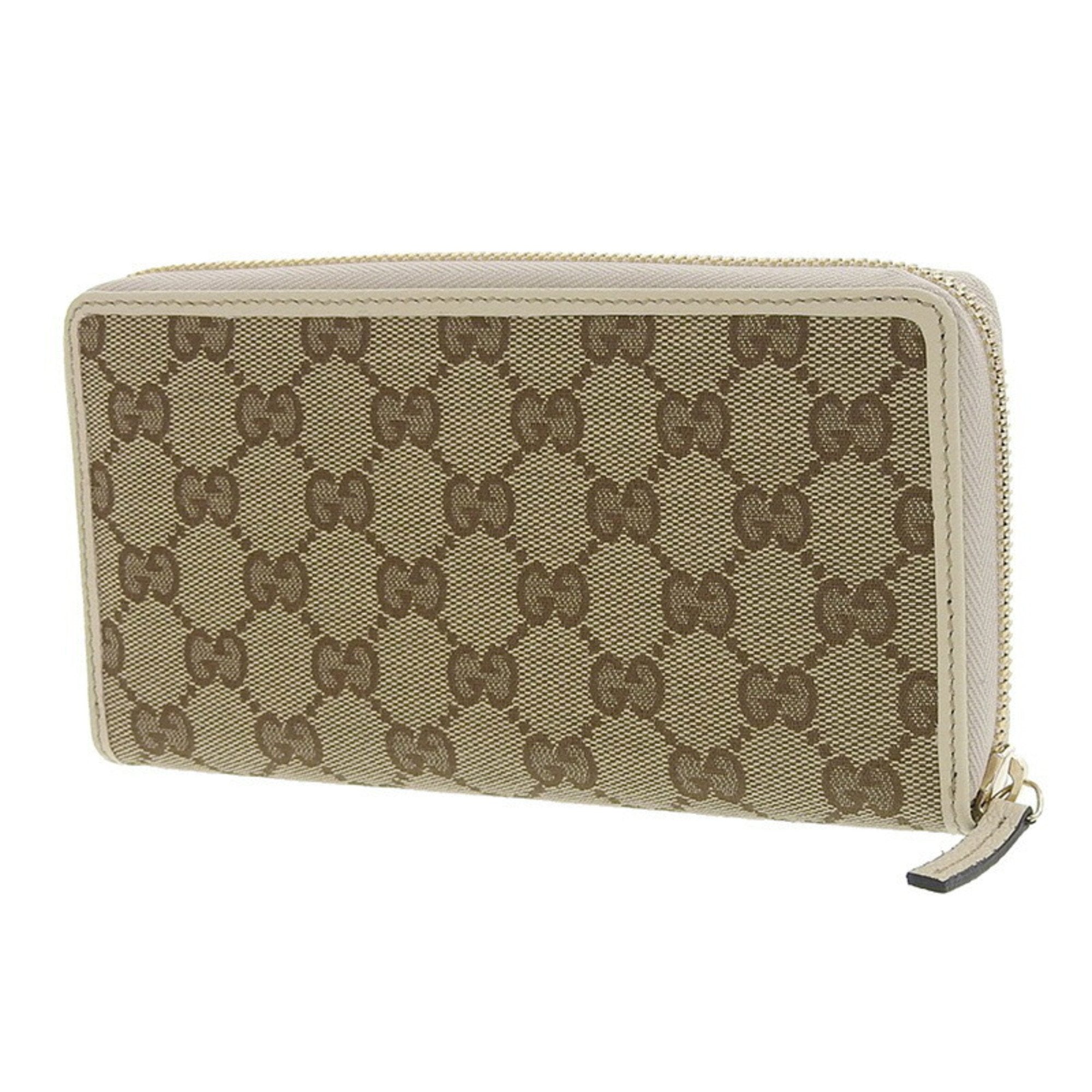 Gucci Beige Canvas  wallet accessories