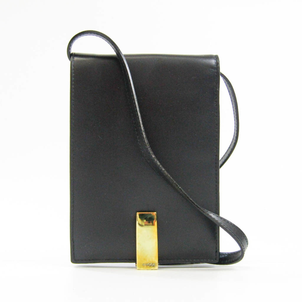 Gucci Black Leather  wallet accessories