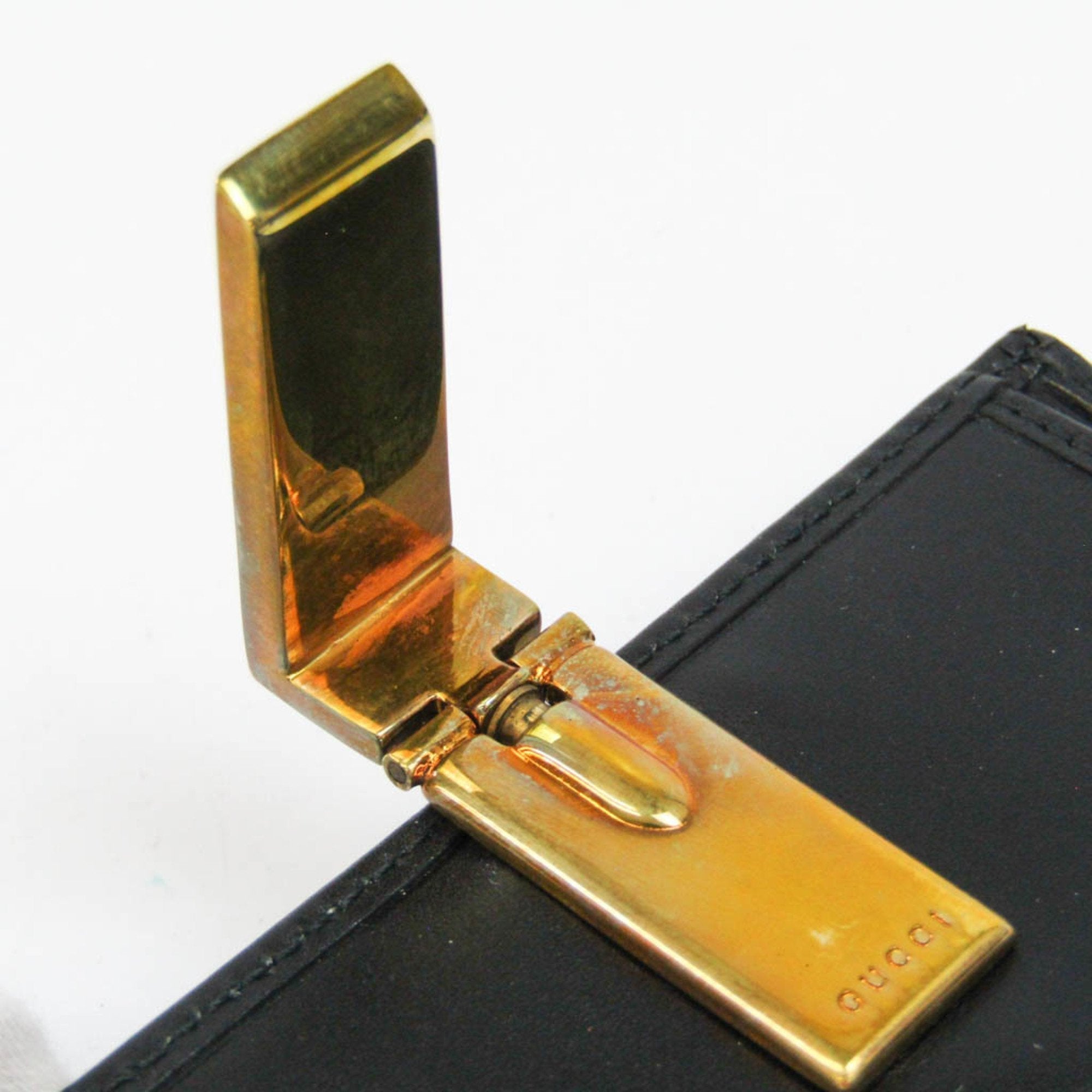 Gucci Black Leather  wallet accessories