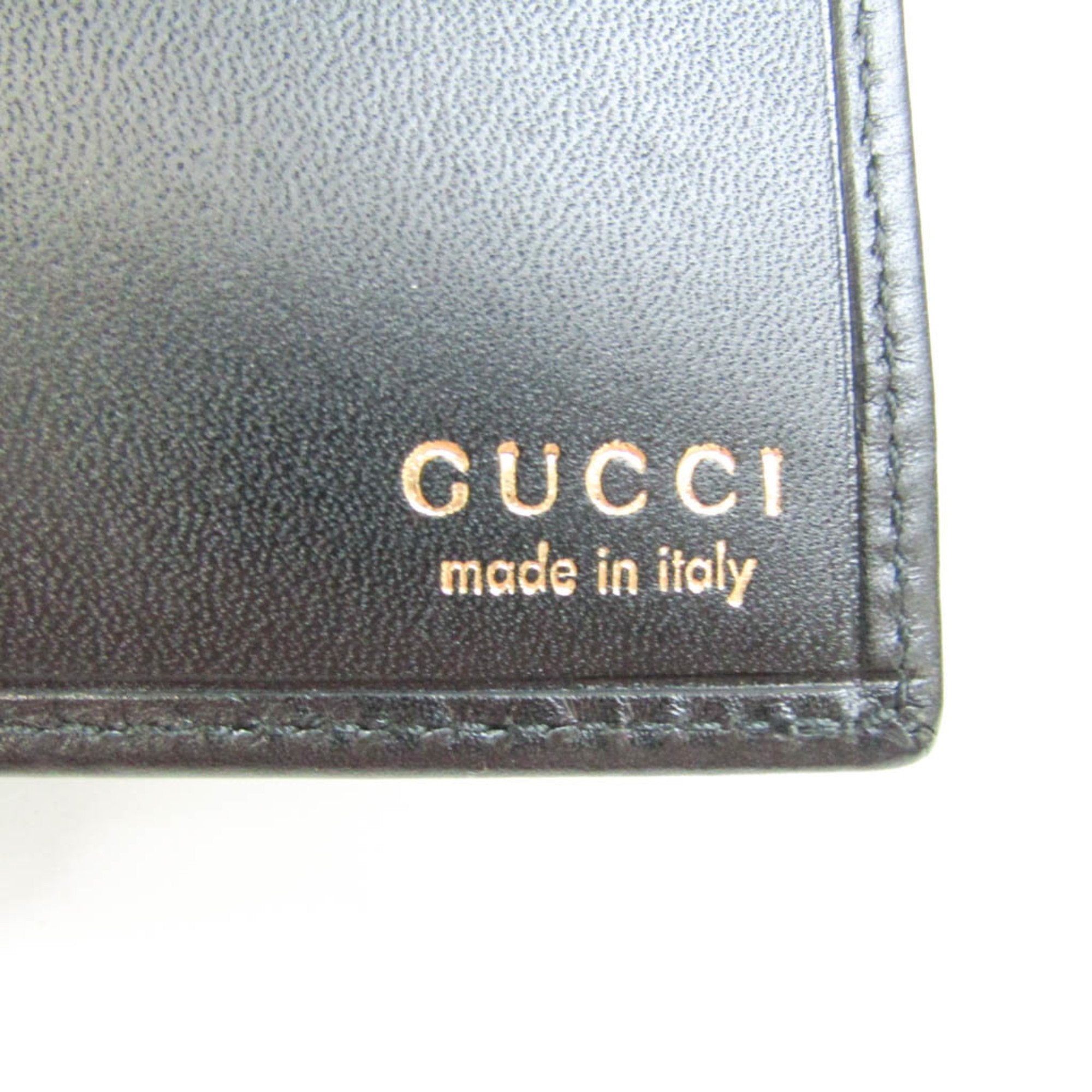 Gucci Black Leather  wallet accessories