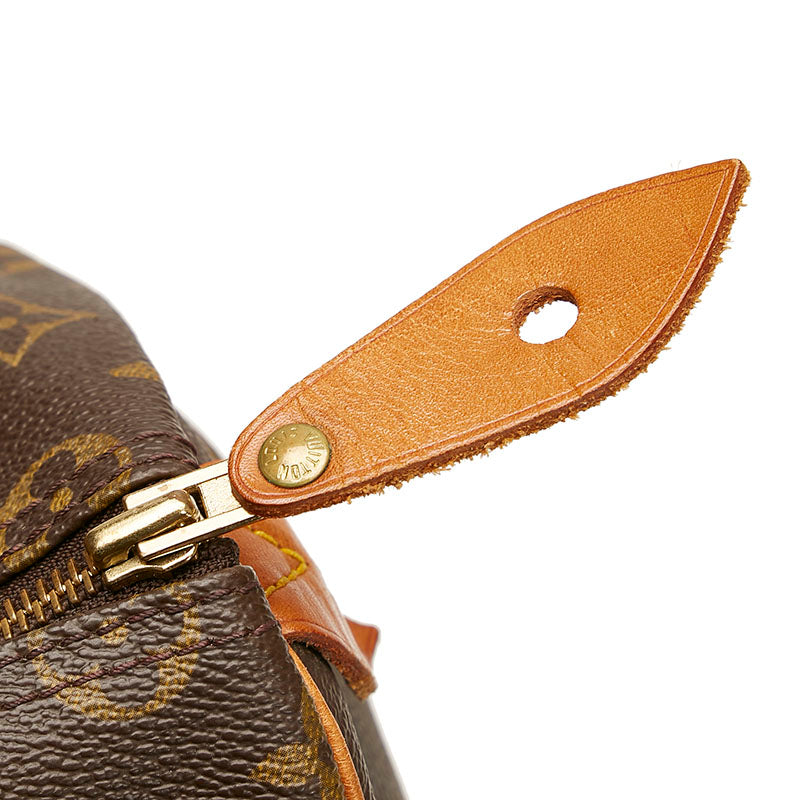 Louis Vuitton Brown Canvas Speedy 35 handbag bag