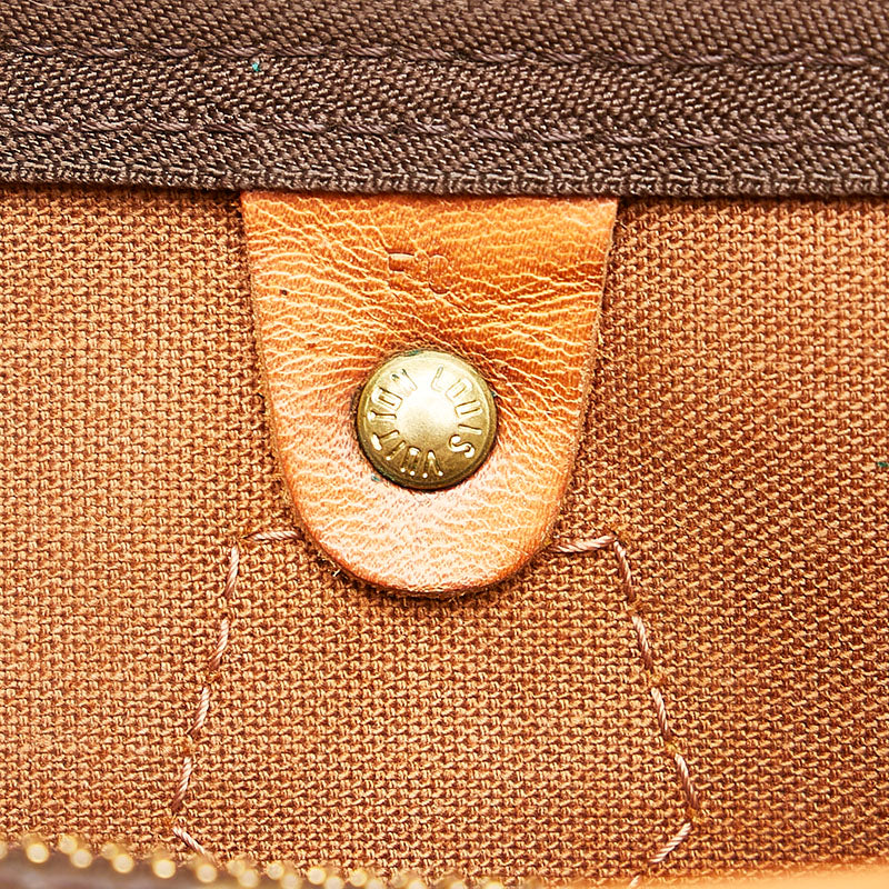 Louis Vuitton Brown Canvas Speedy 35 handbag bag