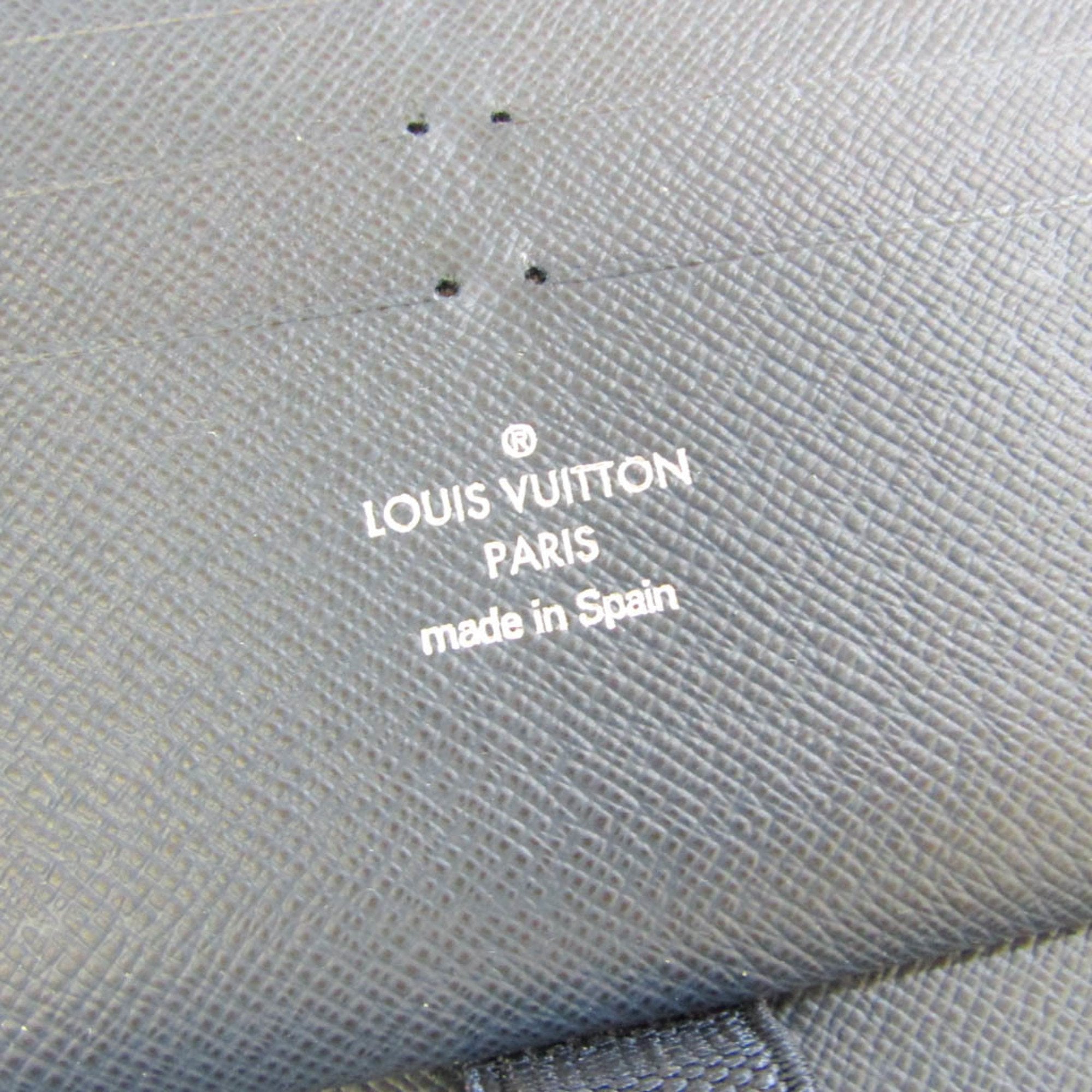 Louis Vuitton Black Leather Zippy organizer wallet accessories
