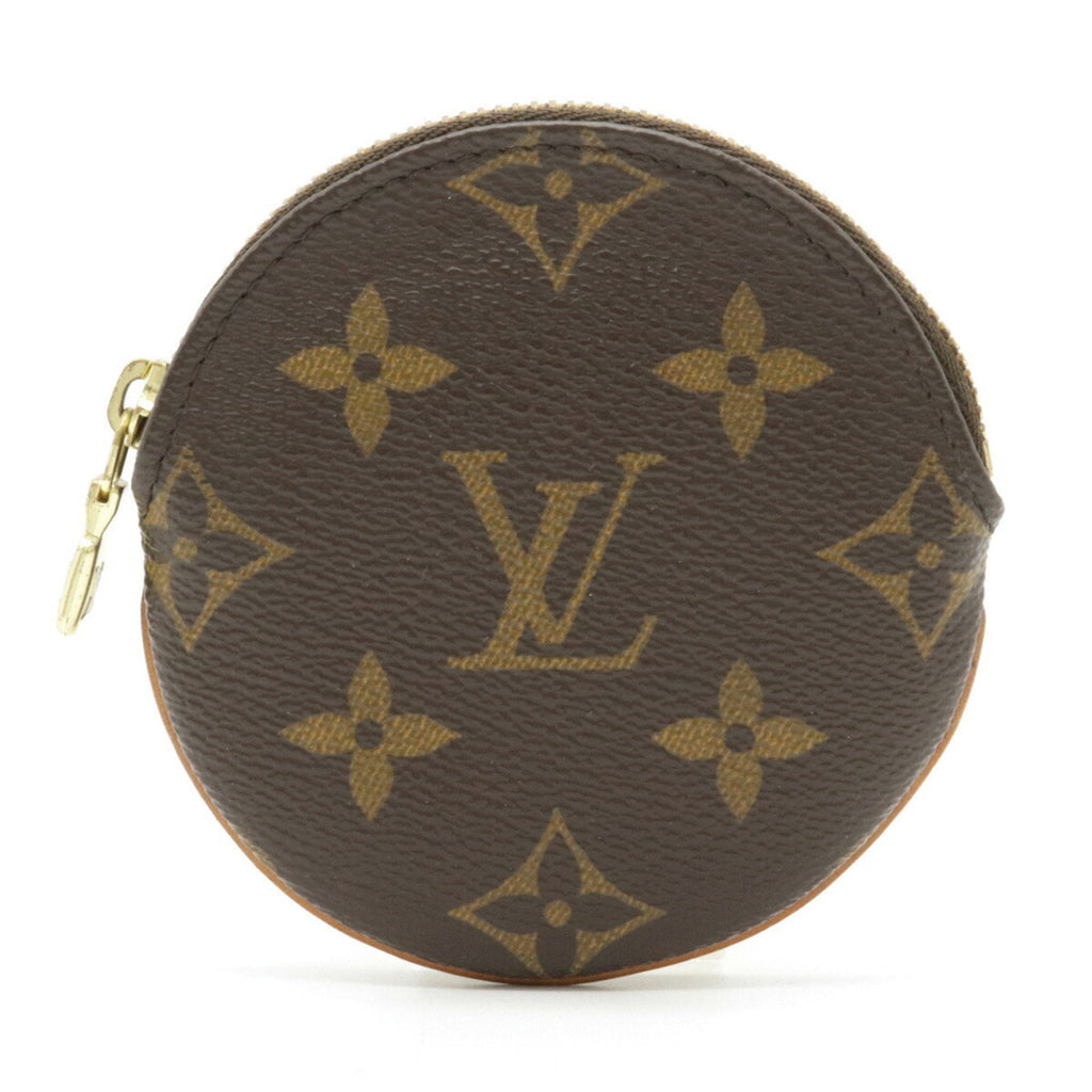 Louis Vuitton Brown Canvas Porte Monnaie Rond wallet accessories