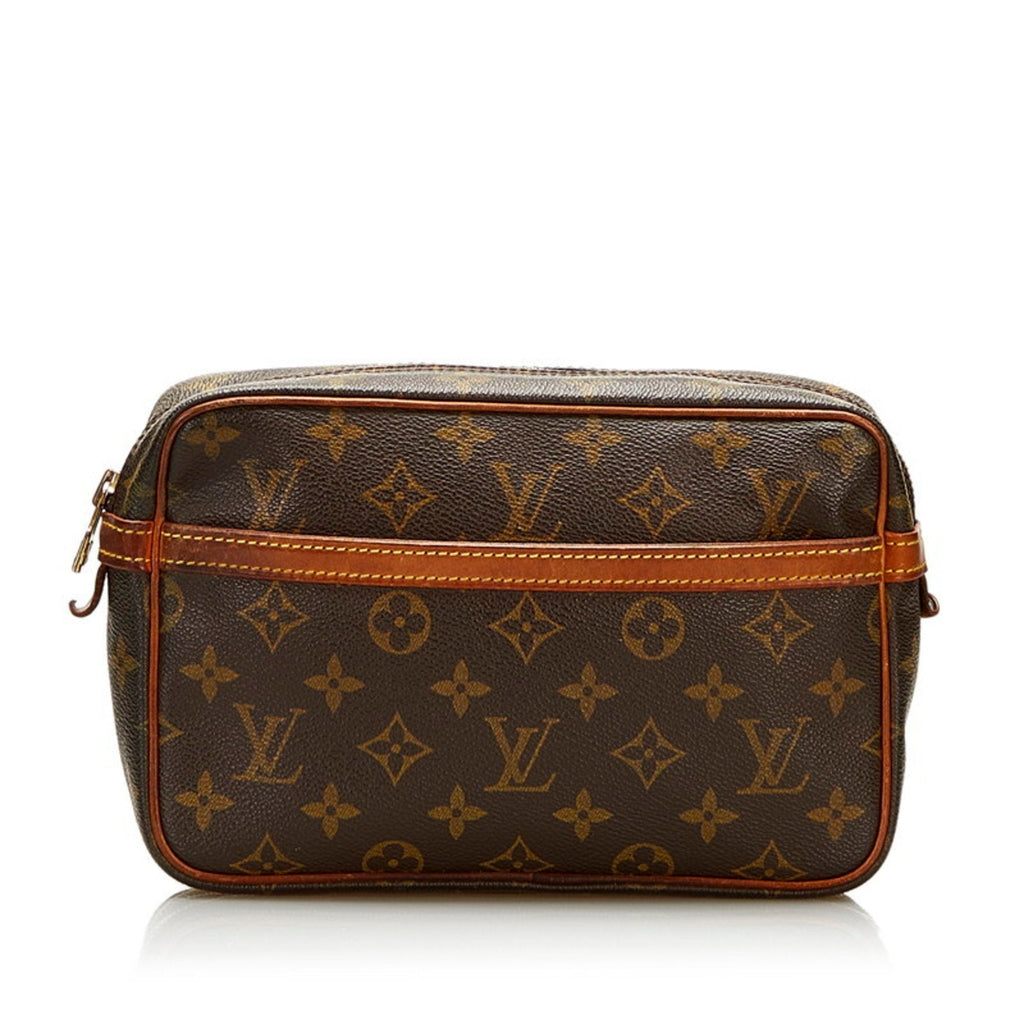 Louis Vuitton Brown Canvas Compiegne 23 clutch bag
