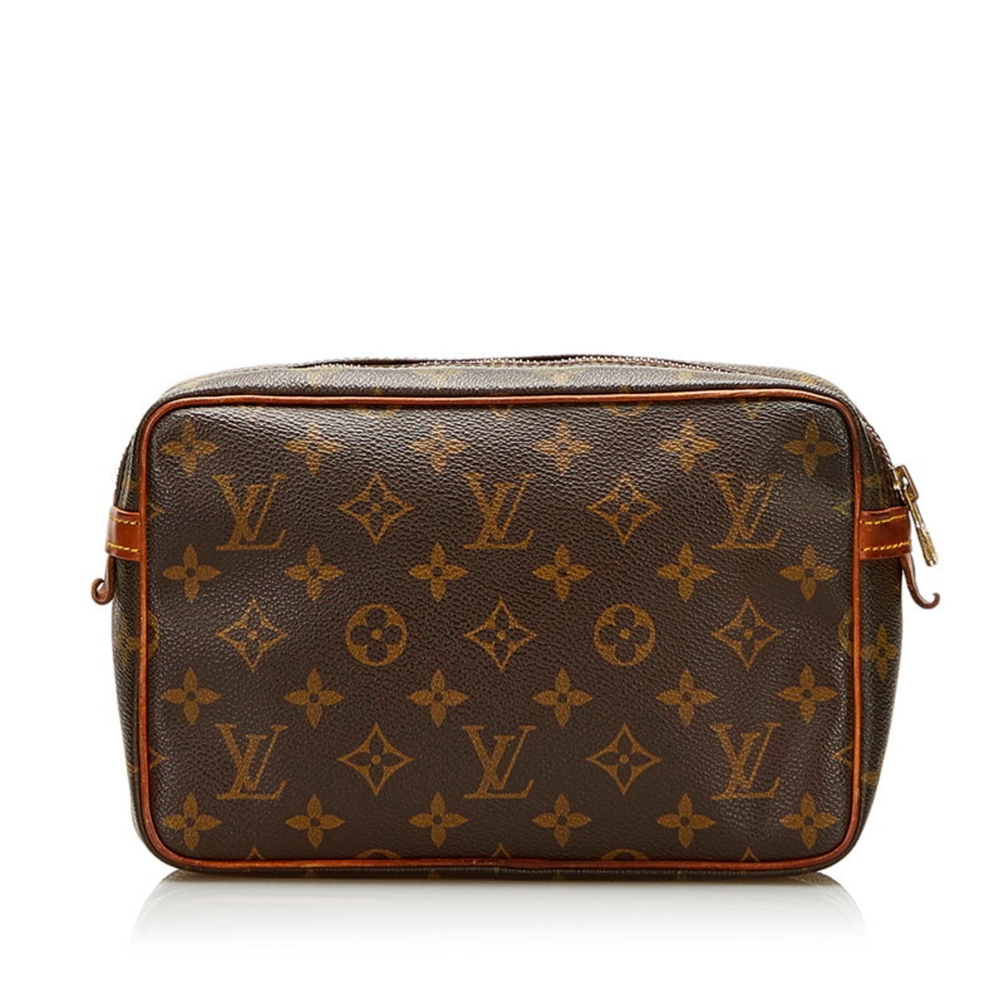 Louis Vuitton Brown Canvas Compiegne 23 clutch bag