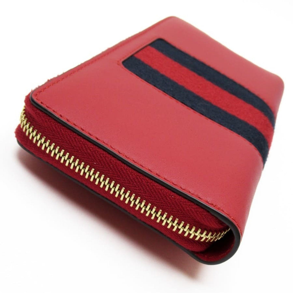 Gucci Red Leather Ophidia wallet accessories