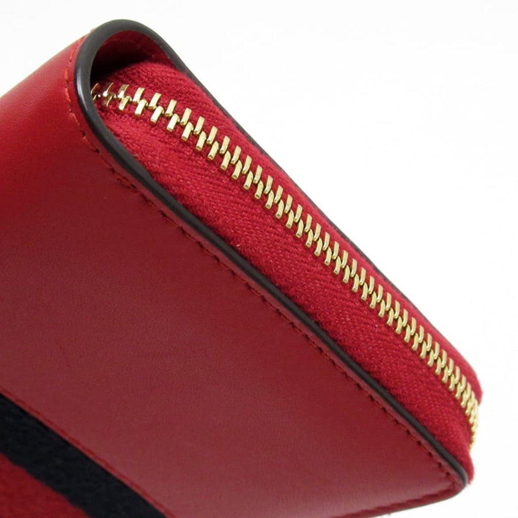 Gucci Red Leather Ophidia wallet accessories