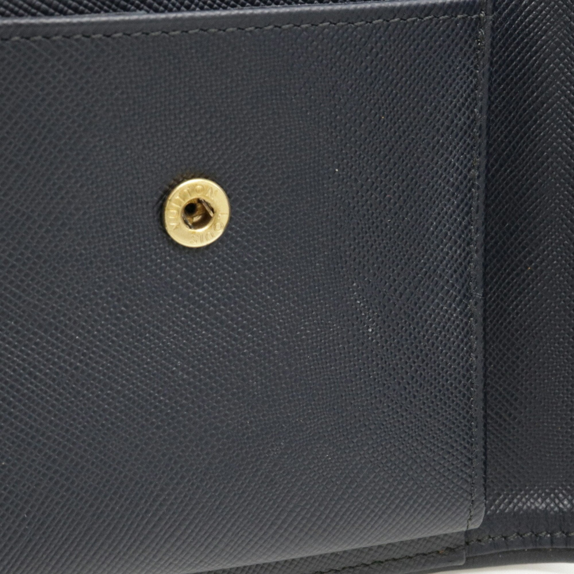 Louis Vuitton Navy Canvas Portefeuille wallet accessories