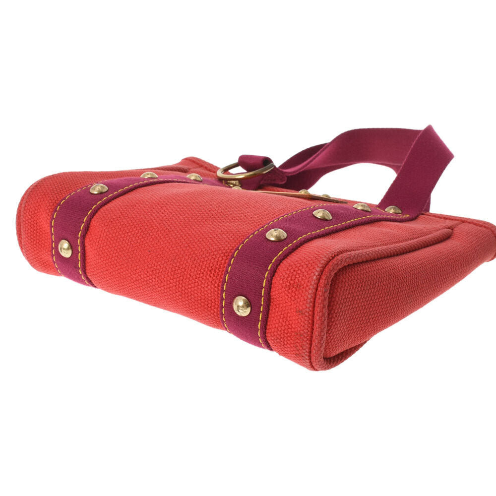 Louis Vuitton Red Canvas Antigua handbag bag