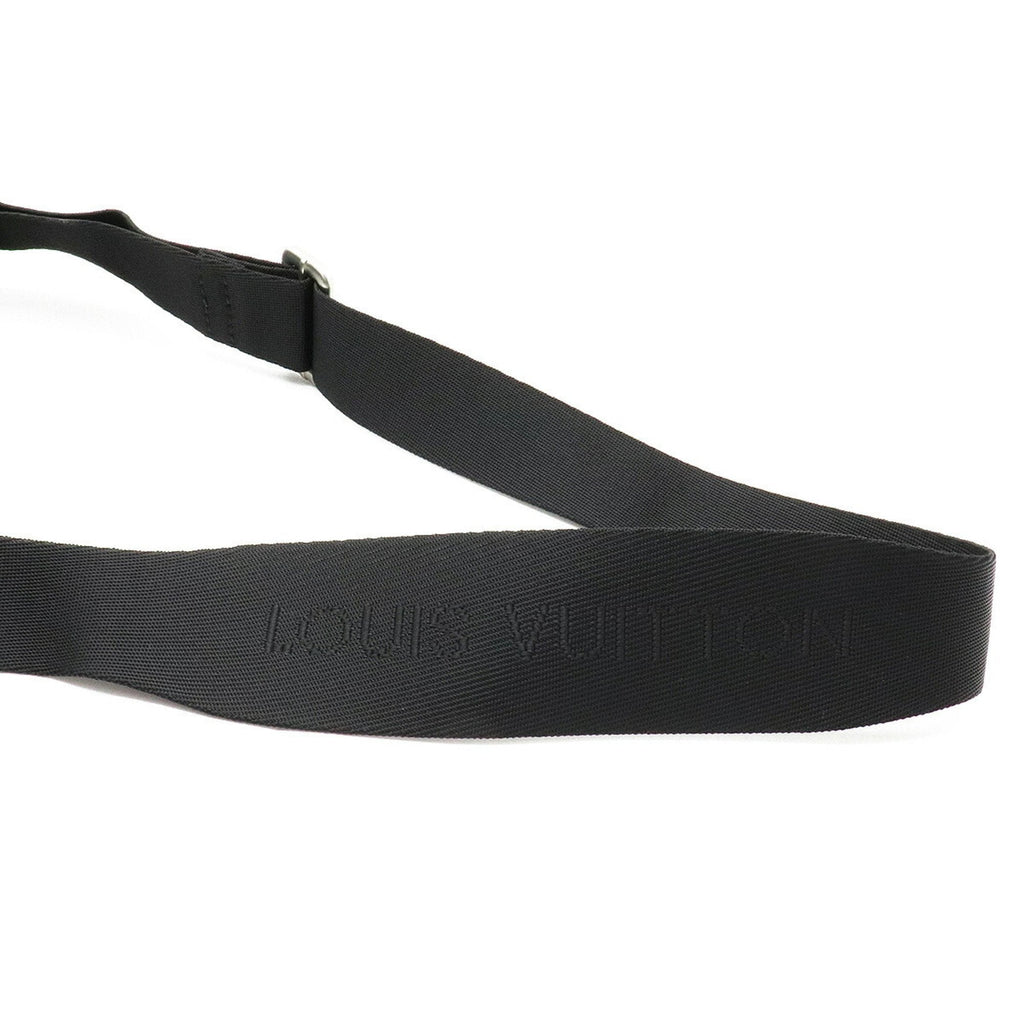 Louis Vuitton Black Canvas Messenger shoulder bag
