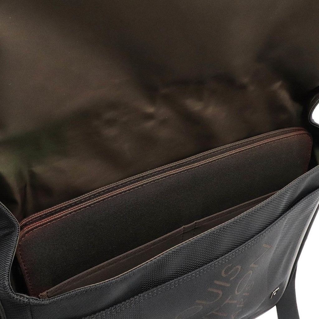 Louis Vuitton Black Canvas Messenger shoulder bag