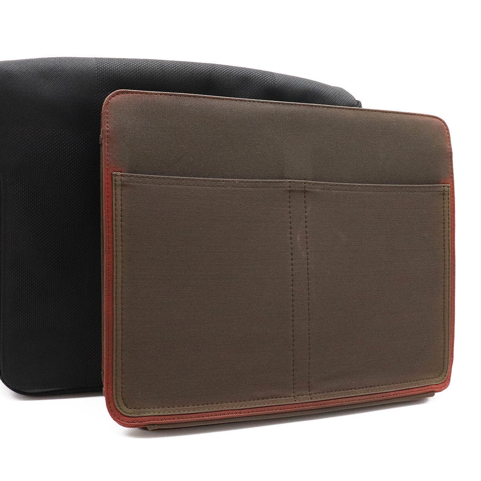 Louis Vuitton Black Canvas Messenger shoulder bag