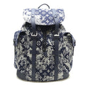 Louis Vuitton Navy Canvas Christopher backpack bag
