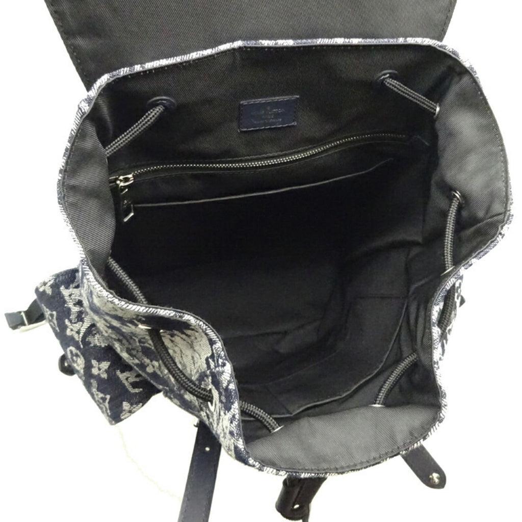 Louis Vuitton Navy Canvas Christopher backpack bag
