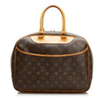 Louis Vuitton Brown Canvas Deauville handbag bag