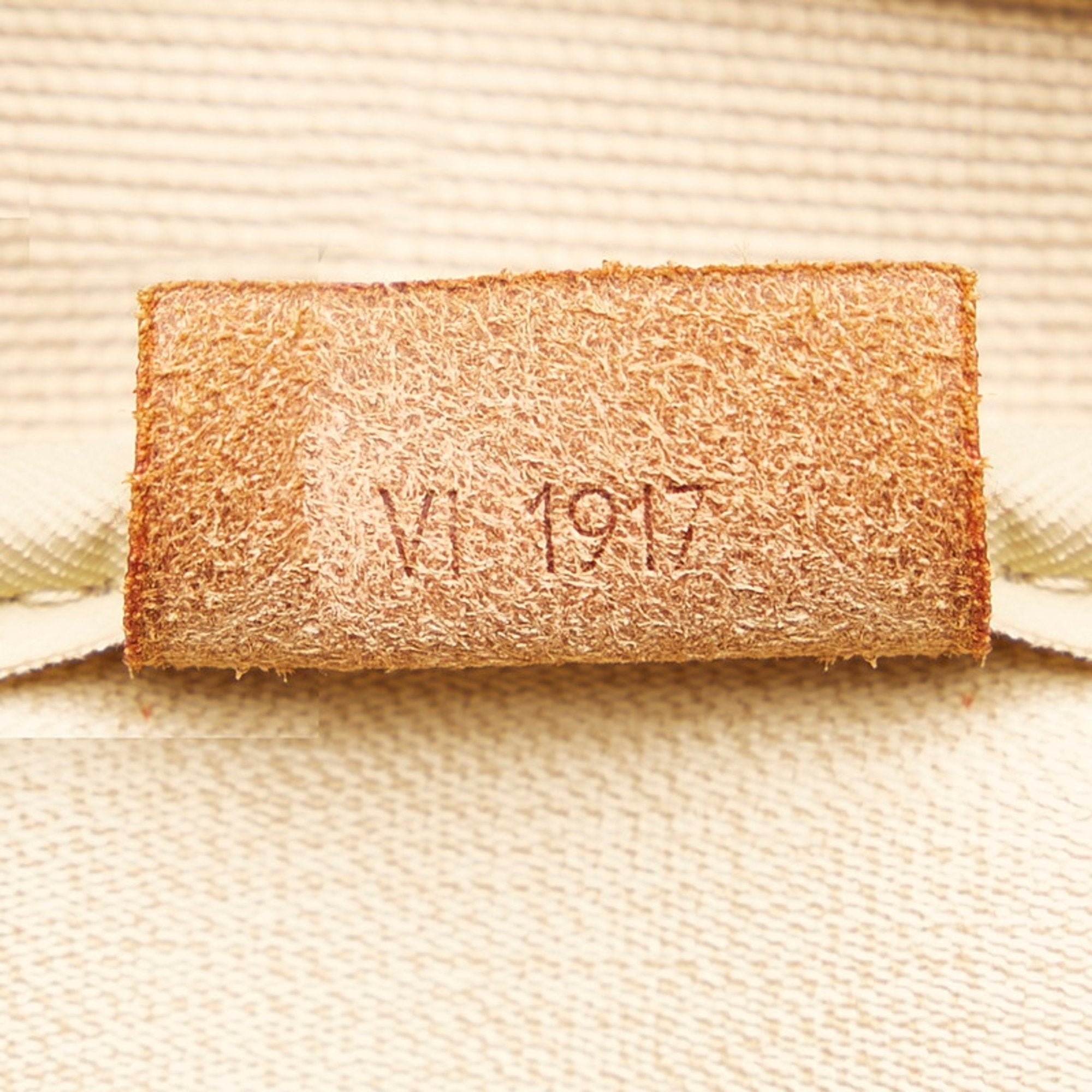 Louis Vuitton Brown Canvas Deauville handbag bag