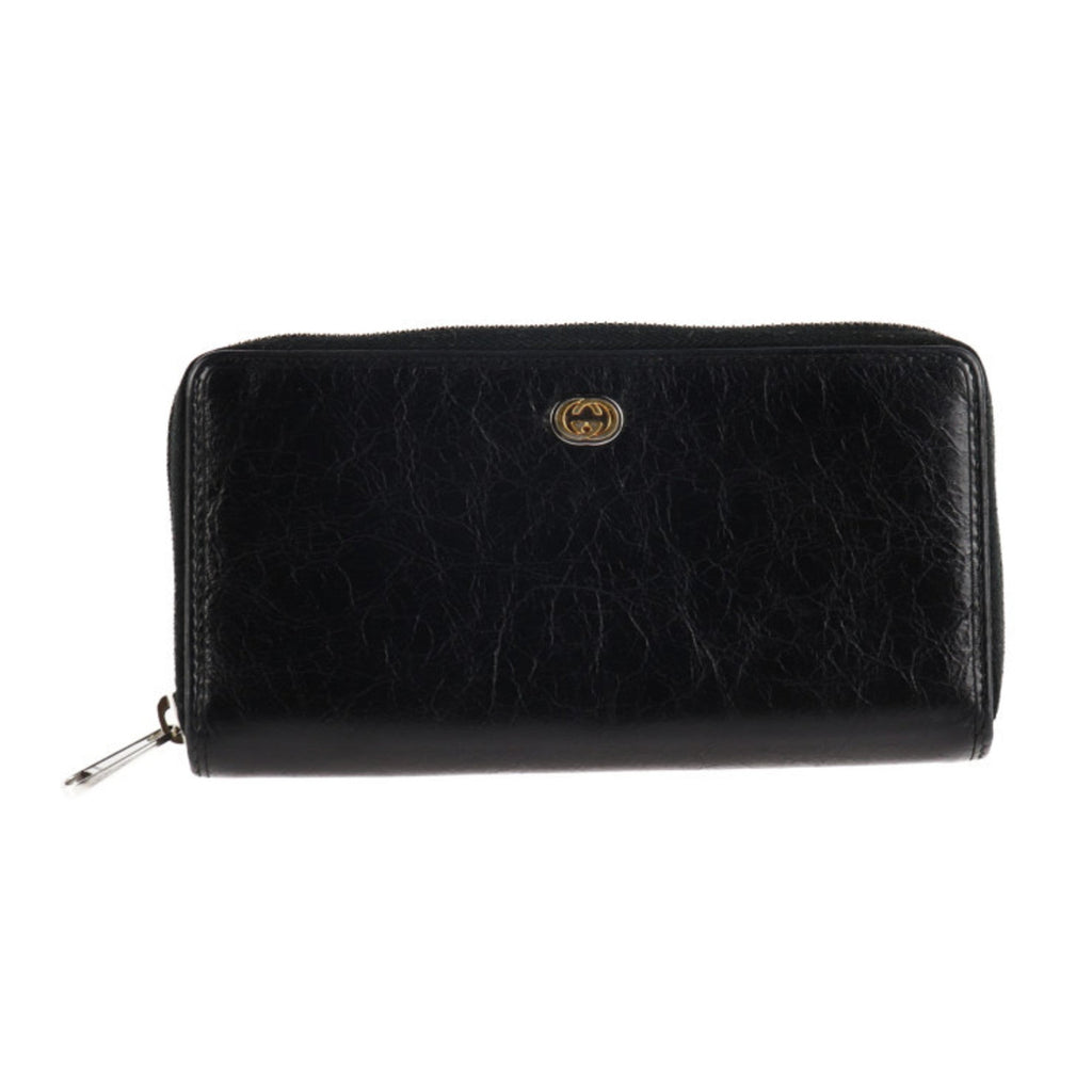 Gucci Black Leather GG Marmont wallet accessories