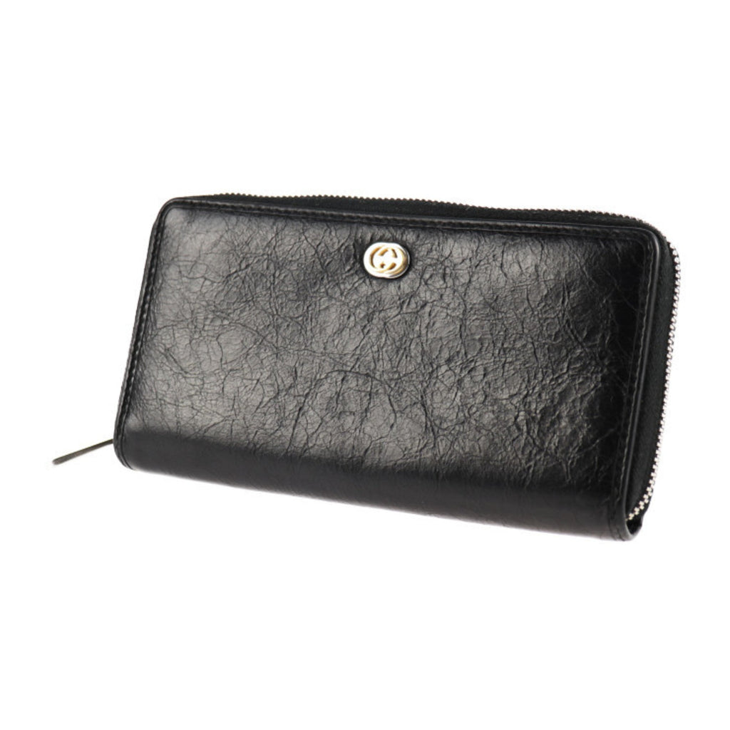 Gucci Black Leather GG Marmont wallet accessories