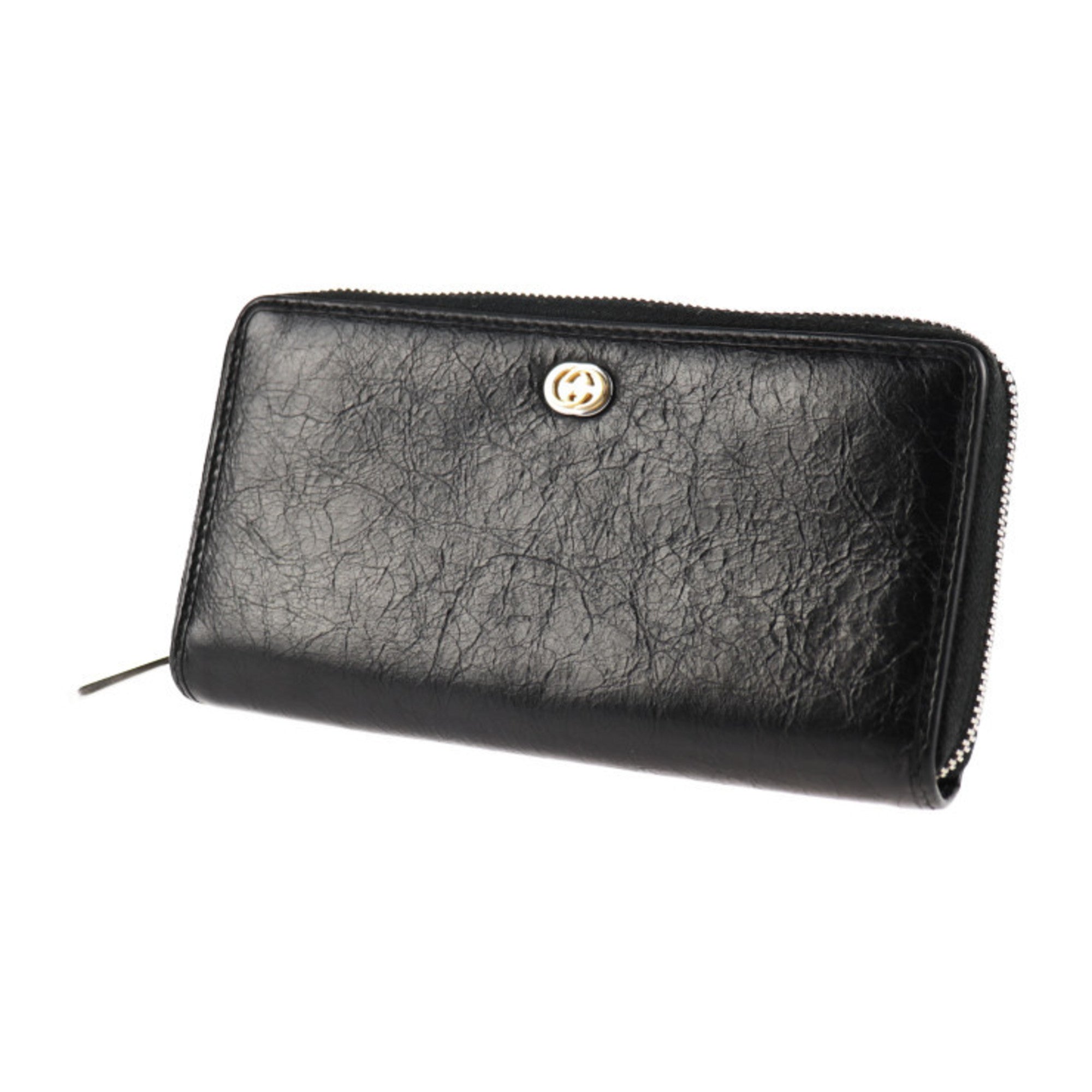 Gucci Black Leather GG Marmont wallet accessories