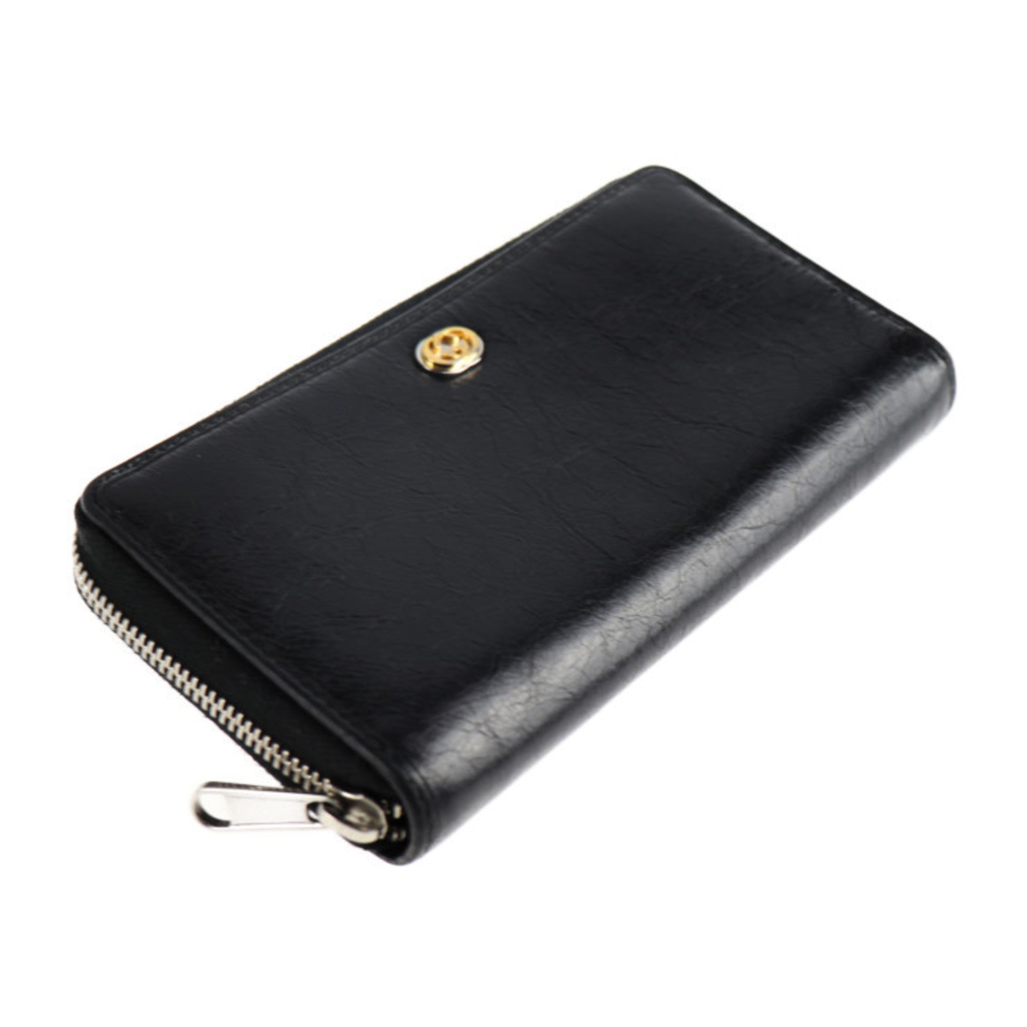 Gucci Black Leather GG Marmont wallet accessories