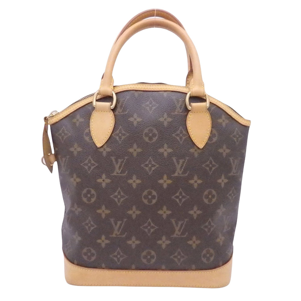 Louis Vuitton Brown Canvas Lockit handbag bag
